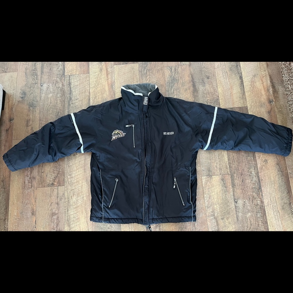 Western Michigan Broncos CCM Hockey Rink Jacket Adult Medium